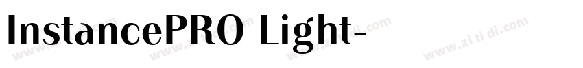 InstancePRO Light字体转换 InstancePRO Light字体转换